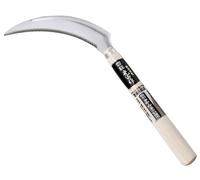 Japanese Sickle with Serrated Blade 17cm Garden Cutting Grass Ivy Harvesting Vegetables Weeding Molybdenum Stainless Steel Hoe Made in Japan