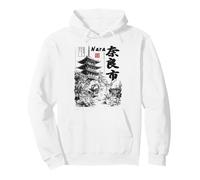 Japanese Sika Deer Nihon Nippon Nara Japan Graphic Pullover Hoodie