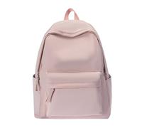 Japanese Simple Backpack 2023 Korean Versatile Middle School Student School Large Capacity Travel Bag Nursery Backpacks Girls with Name (Pink, One Size)