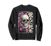Japanese Skull & Sakura Stoic Philosophy Bushido Tattoo Art Sweatshirt