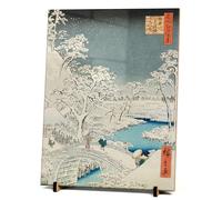 Japanese Snow Landscapes - Decorative Ceramic Tiles - Utagawa Hiroshige - Japanese Woodblock Prints - Made in The UK by NookingtonsCo