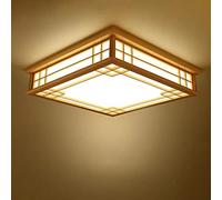 Japanese Solid Wood Ceiling Lamp - Led Tatami Ceiling Lights for Living Room, Bedroom, Balcony - Energy Saving, Wall Sconces - Korean, Energy Class A+