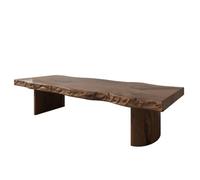 Japanese Solid Wood Tatami Tea Table - Low Meditation Altar Table for Living Room & Balcony, Creative Design, 140x60x35cm, Durable & Elegant Floor Table