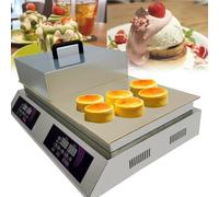Japanese Souffle Pancake Maker, Versatile Cooking Appliance for Takoyaki, Dorayaki & Pancakes, Commercial Electric Griddle with Copper Construction