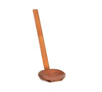 Japanese Soup Spoon - Kitchen Long Handle Wooden Long Handle For Eating Stirring Kitchen Spoons | 22x7cm | Natural Wood Ergonomic Colander Style For Home Kitchen The Res
