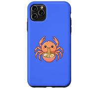 Japanese Spider Crab Eating Ramen Noodles Kawaii Cute Funny Case for iPhone 11 Pro Max