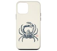 Japanese Spider Crab Vintage with Kanji Case for iPhone 12 mini