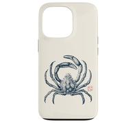 Japanese Spider Crab Vintage with Kanji Case for iPhone 13 Pro