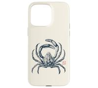 Japanese Spider Crab Vintage with Kanji Case for iPhone 15 Pro Max