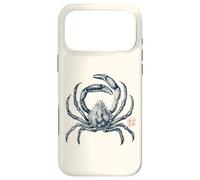 Japanese Spider Crab Vintage with Kanji Case for iPhone 17 Pro Max