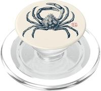 Japanese Spider Crab Vintage with Kanji PopSockets PopGrip for MagSafe