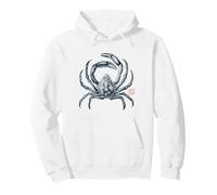 Japanese Spider Crab Vintage with Kanji Pullover Hoodie
