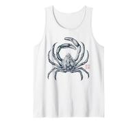 Japanese Spider Crab Vintage with Kanji Tank Top
