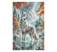 Japanese Spitz 1000 Piece Pack Classic Jigsaw Puzzle Cute Pet Animals Couple Puzzle Partners Ultra Difficult Wall Decor Easter New Year Eco Friendly Cardboard 1000 PCS