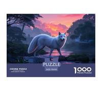 Japanese Spitz 1000 Piece Paper Jigsaw Puzzles Wildlife What Happens Next Beautiful Decoration for Adults And Kids 70x50cm/1000pcs