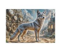 Japanese Spitz 300 Piece Pack Classic Jigsaw Puzzle Cute Pet Couple Puzzle Partners Ultra Difficult Wall Decor Easter New Year Cardboard 300 PCS