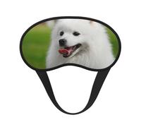 Japanese Spitz Pet Dog, Full Eye Covers Light Blocking Eye Masks Blackout Sleep Eye Muffs