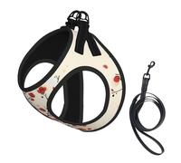 Japanese Spring Plum Floral Compact Pet Suspender Vest-The Perfect Small Pet For A Comfortable Walk