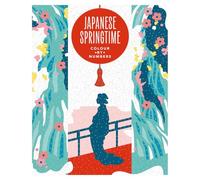 Japanese Springtime: A Sophisticated Colour-by-Numbers Book for Adults