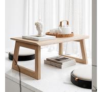 Japanese Square Folding Tea Coffee Table Low Floor Table for Bedroom Bay Window & Tea Room Wooden Design Compact 60x40x25cm Ideal for Sitting & Relaxing