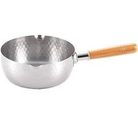 Japanese Stainless Steel Yukihira Saucepans 18cm Cooking Pot, 1.7 Quart, Made in Japan, 1-Pack