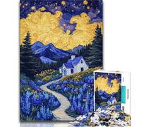 Japanese Style Adult Jigsaw Puzzles 1000 Pieces,Staycation Kill Time Every Piece Is Unique - Challenging Family Fun Game 38x26cm