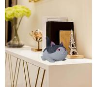 Japanese Style Angry Cat Stress Toy Cute Design Dolls Accessory For Anxiety Management And Emotional Relaxation (Grey, A)