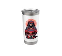 Japanese Style Art Bear Samurai Bears Stainless Steel Insulated Tumbler