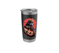 Japanese Style Art Samurai Warrior Wolf Wolves Stainless Steel Insulated Tumbler