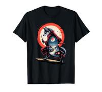 Japanese Style Art Wolf Samurai Wolves T-Shirt