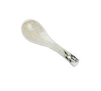 Japanese-Style Ceramic Spoon, Porcelain Asian Soup Spoons,for Ramen Pho Cereal(B)