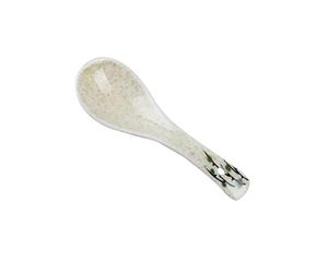 Japanese-Style Ceramic Spoon, Porcelain Asian Soup Spoons,for Ramen Pho Cereal(B)