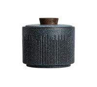 Japanese-style Ceramic Tea Caddy, Ceramic Kitchen Storage Jars with Lids