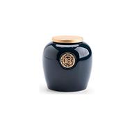 Japanese-style Ceramic Tea Caddy Vintage Storage Jars Canister Traditional Sealed Jar for Home Kitchen Dining Decoration - Royal Blue
