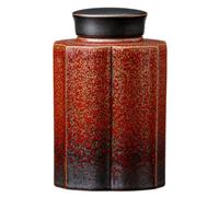 Japanese-style Ceramics Tea Canister,Ceramic Kitchen Storage Jars with Lids