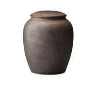 Japanese-style Ceramics Tea Canister,Ceramic Kitchen Storage Jars with Lids