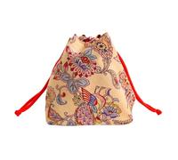 Japanese Style Cherry Blossom Drawstring Bag Japanese Kimono Handbag Jewelry Bag Coin Purse Gift Bag