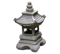 Japanese Style Courtyard Decoration Resin Solar Lamp Palace Lanterns Zen Landscape Lights Home Gardening Decoration