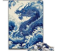 Japanese Style Dragon Puzzles for Adults Teens 2000pc Puzzle, Suitable for Ages 14 And Up Improve Memory Gifts Ideas (70x100cm)