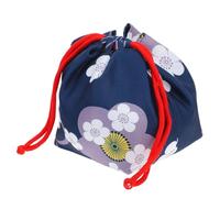 Japanese Style Drawstring Pouch Polyester for Small Sundries