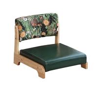 Japanese Style Floor Chair with Backrest, Low Seating for Bay Window, Comfortable Home Decor, Legless Design, Perfect for Relaxation and Reading