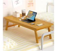 Japanese Style Foldable Floor Table - Portable Multi-Use Desk for Tea, Coffee, Bed, Laptop Use, Bay Window, Parties - Compact & Stylish (80×34.3×27cm, Log Color)