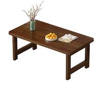Japanese Style Folding Coffee Table - Low Wooden Table for Living Room Study Cafe Balcony - Space-Saving Design Perfect for Modern Homes and Cozy Spaces