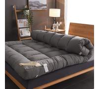 Japanese-style Folding Soft Mattress Tatami Floor Mat Futon Single Double Folding Mattress Fluffy Soft Mattress Student Dormitory Mattress Foldable Sleeping 6cm Thickness ( Color : E , Size : 90x190cm