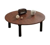 Japanese Style Folding Table for Bedroom Bay Window Tea Room Low Round Coffee Dining Small Desk Household Kang Portable and Practical Foldable Furniture Cozy Living Spaces.