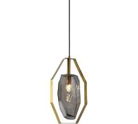 Japanese Style Glass Lampshade Chaner,E27 Single Head Adjustable Ceiling Pendant Light,Brass d Elegant Amber Glass Shade Hanging Light,for Kitchen Island Study Room ng room Bar