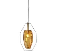 Japanese Style Glass Lampshade Chaner,E27 Single Head Adjustable Ceiling Pendant Light,Brass d Elegant Amber Glass Shade Hanging Light,for Kitchen Island Study Room ng room Bar