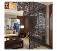Japanese Style Hanging Room Dividers Panels, Black Wall Screen Panels Hollow for Decor Living Room Kitchen Bedroom Office Sitting-Room Hotel beautiful scenery