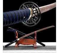 Japanese Style Iaido Samurai Sword,Real Katanas,103cm Natural Rosewood | Natural rosewood blade with metal handle and solid wood sheath, sized at 103cm for balanced kendo and iaido practice.