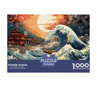 Japanese Style Istrash - The Sea of Rizhao 1000 Piece 。 Puzzles for Adults - Colourful, Challenging & Brainteasing Adults 。 Puzzle - Puzzle The Future - 100% Recycled Cardboard - 1000pcs -38